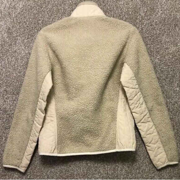 Patagonia Retro X Jacket Womens Size Small Deep Pile Fleece Quilted Side - Picture 2 of 8